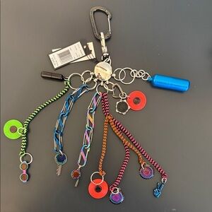 Marc By Marc Jacobs Multi-Color Chain Keychain
